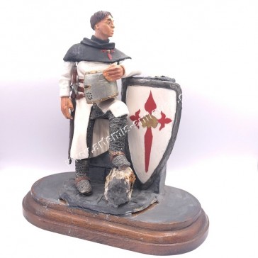 Knight Templar Plastic Semi Figurine No Name