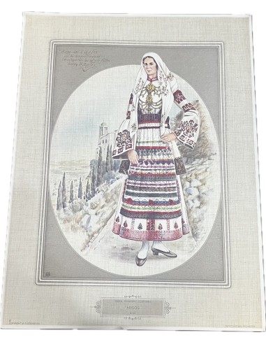 Argos Poster of a Woman in Traditional Clothing